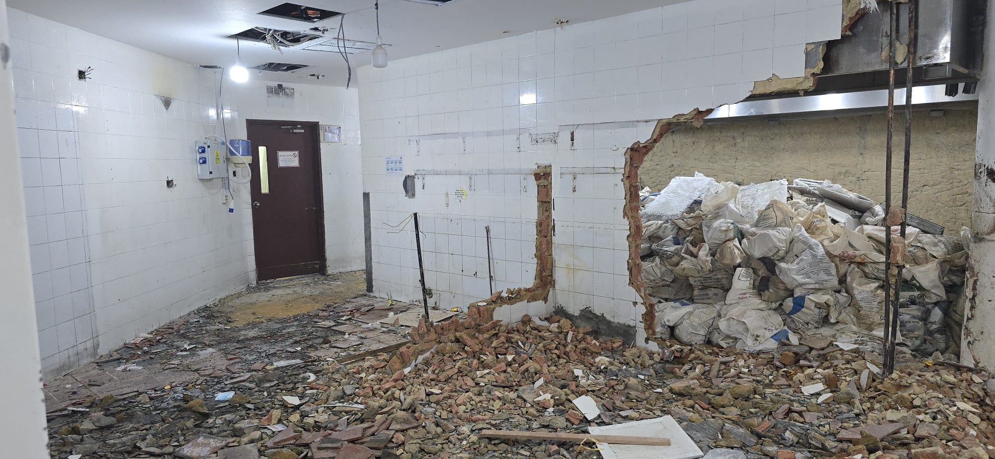 Demolition and hacking (2)